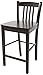 Slat Back Counter Height Stool - Set of 2