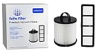 Fette Filter - Vacuum Filter Compatible with Eureka DCF-21 - Pack of 1 (DCF-21 & EF-6)