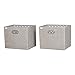 South Shore Storit Fabric Storage Baskets, 2-Pack-Taupe