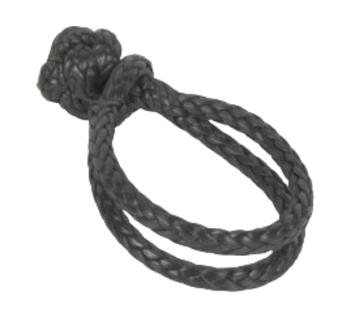 Dyneema D-2 Rope Shackle, 6 mm, Black, Breaking Load More than 3000 kg