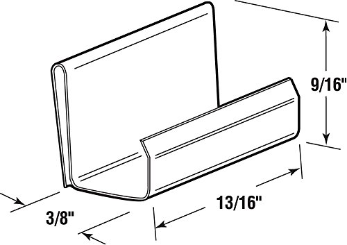 image for Prime-Line Products L 5519 Screen Retainer Clips, 3/8-Inch, Spring Ste