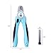 C&A Pets Dog Nail Clippers and Trimmer with Guard to Prevent Over Cutting and Lock Switch for Protection Including a Hidden Nail File
