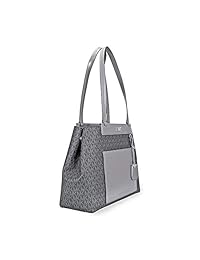 Michael Kors Meredith Medium Logo y bolso de cuero- Combo negro