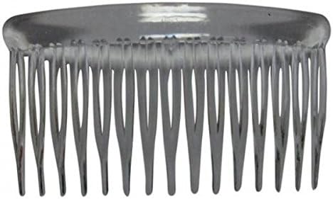 48 Clear Plastic Hair Combs For Veils Halos Crafts