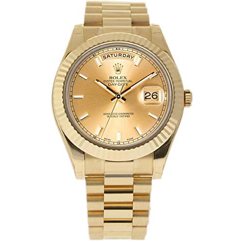 Rolex Day-Date II Swiss-Automatic Male Watch 218238 (Certified Pre-Owned)