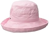 Scala Women's Medium Brim Cotton Hat, Pink, One Size