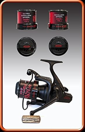 e.s.p Onyx Big Pitt carrete Inc de libre de 50 libras Terminal Tackle x 3 carretes: Amazon.es: Deportes y aire libre