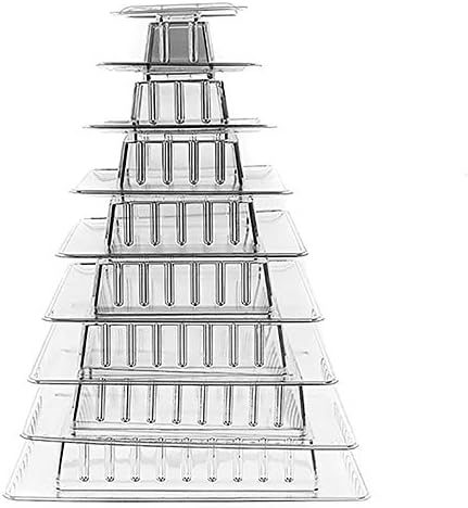 Faway 9 Tiers Macaron Tower Cake Stand Cupcake Holder Birthday Wedding Party Decorations