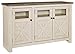 Signature Design by Ashley Bolanburg Farmhouse TV Stand Fits TVs up to 58