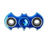 Zip Spinners- Fidget Spinner Batman Toy with Ultra Speed Deep Groove Bearings- Autism Toys Best Boredom Reducer Stress Toy Hand Spinner Fidget Toy for Kids & Adults (Blue- Batarang)