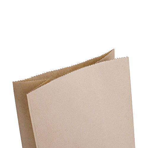 Halulu Paper Lunch Bags (5x3x9.4", brown) - Thumbnail 5