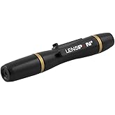 LensPen NLP-1, Black | Retractable Dust Removal Brush, Non-Liquid Cleaning Element, 12mm Round Cleaning Tip, 11cm Long
