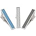 3 Pc Mens Tie Bar Clip Set Trendy Skinny 1.5 Inch, Gift Box