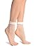 LissKiss White Fishnet Ankle High Socks - Socks