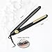ROZIA 2 in 1 Flat Hair Straightener Ceramic 3D Floating working plate-Worldwide voltage - black
