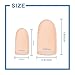 Gel Toe Caps Toe protectors Toe Sleeves,NEW MATERIAL,for Blisters, Corns, Hammer Toes, Ingrown Toenails, Toenails Loss, Friction Pain Relief and More (10 Pcs Nude)