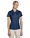 adidas Golf Ladies ClimaLite(r) Pique Short-Sleeve Polo A131, Navy, Large