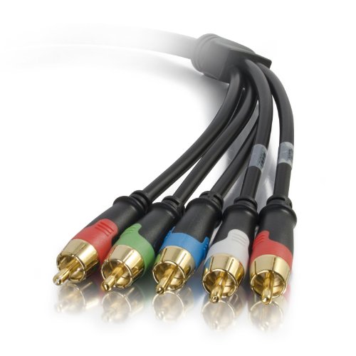C2G 60100 RapidRun Component Video and Stereo Audio Flying Lead (1.5 Feet, 0.45 Meters)