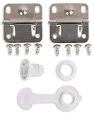 Coleman Ice Chest Cooler Replacement Stainless Steel Hinges and Screws Set & Standard Drain Plug Assembly - 1" Shaft Length Combo/Bundle