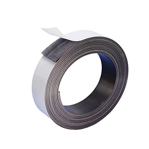 DGQ Flexible Magnetic Tape 3/4-Inch by 10-Feet Strong Adhesive Magnet Strip - Perfect for Fridge Organisation, Crafts & DIY Projects, White Board, Hanging & Organizing Light Objects - Thumbnail 7