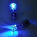 SODIAL Fashion Unisex Led Flashing Earrings Ear Studs Xmas & Valentines's Gift - blue