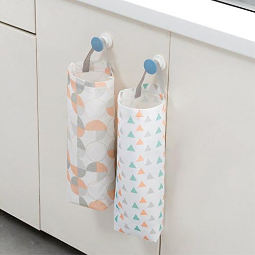 AKINLY Plastic Bag Garbage Bag Holder Waterproof Wall Mount Grocery Bag Dispenser Garbage Bag Organizer for Home Office Kitchen,Set of 2 (color 2)