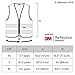 Salzmann Children's High Visibility Vest - Reflective Safety Vest with Zipper - Made with 3M Reflective Material