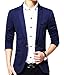 Men's Fashion Casual Long Sleeve Slim Office Blazer Navy US Large/Label 4X-Large