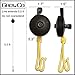 Plant Yoyo Hangers - 10 Pack - 2 Hooks - Plant Support for Stems & Branches with Heavy Buds, Colas, Flowers, Fruits & Vegetables - Great for Grow Tent, Grow Room, and Garden