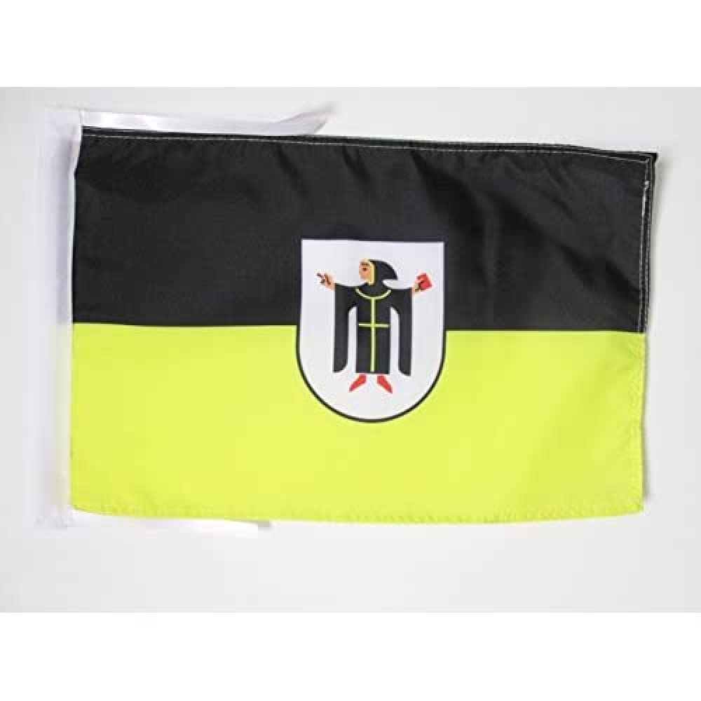 AZ FLAG - Munich Flag - 18'' x 12'' - 100% Polyester Munich in Germany Small Banner with Two Cords - Fade Resistant - Vivid Colors - 18x12 in - 45x30 Cm — image 1