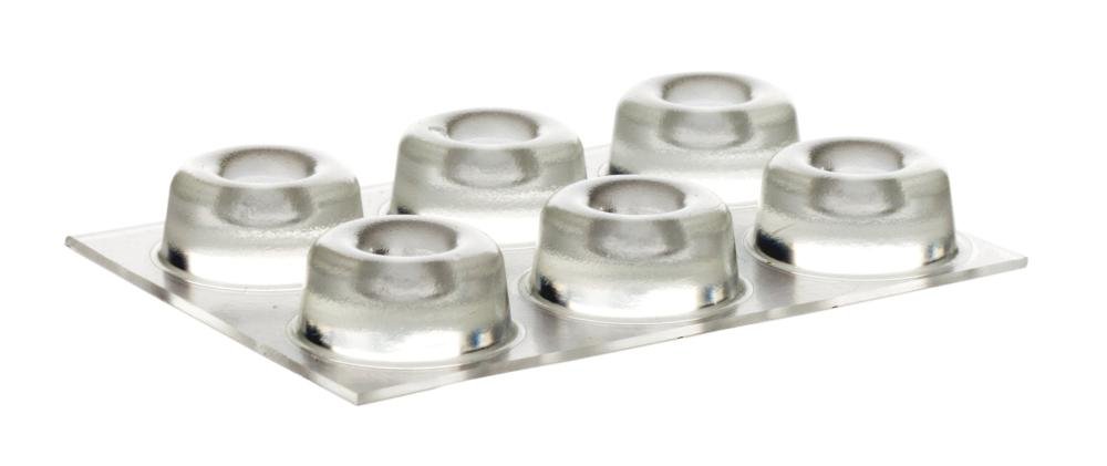 Home Xpert Pack of 6 CLEAR Sofo Dock, bump stop, Cushion, Poly Bumpers Bumper...