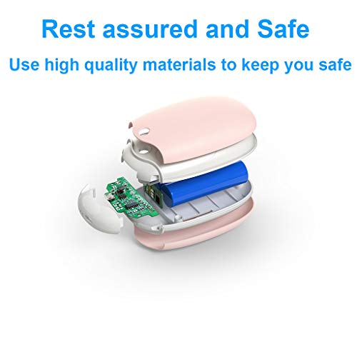 Shan-S Hand Warmers,Portable Pocket USB Electric Rechargeable Mobile Power Phone Power Bank Charger 4000mAh,Best Gifts for Kids Women Outdoor Sports Skiing Climbing Hiking in Cold Winter - Thumbnail 2