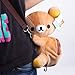 Dr.Luck Rilakkuma Relax Bear Doll Cute Mini Backpack Bag Inclined Shoulder Bag