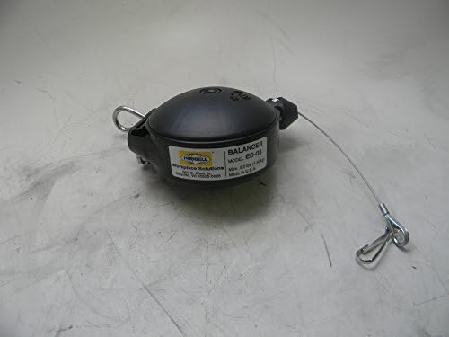 Hubbell / Gleason Series ED Tool Balancer, 1.5 thru 3 LB Weight Range, 6 Foot Active Cable / Tool Travel. Hand Windable Spring Tension Adjustment: ED-03