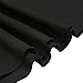 Arshiner Girls' Dance Basic Classics Chiffon Wrap Skirt,Black,Size L