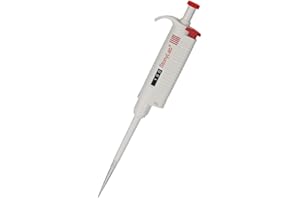 Stonylab Single Channel Pipettor Controller, Adjustable Variable Volume Micropipette Pipette Pipet with Tip Cone for Laborato