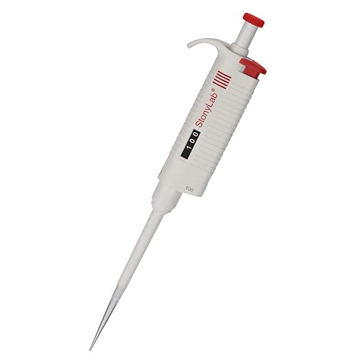 Pipettatore Da Laboratorio 100-1000&mu;L - Micropipetta Autoclavabile Regolabile Con Certificazione ISO8655