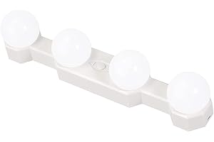 Assemer Portable Makeup Light,Cordless Led Vanity Mirror Lights with Brightness Color Temperature Adjustable for Vanity Table Bathroom Dressing Room