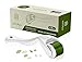 Sakukyu Derma Roller - Cosmetic Microneedling Tool for Natural Skin Rejuvenation (540 Stainless Steel Microneedles/Electroplated Gold / 0.25mm / Case included) - The No.1 Dermaroller kit for face