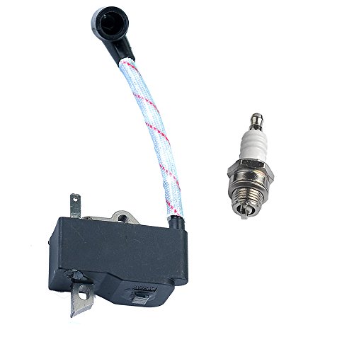 Hipa 545108101 Ignition Coil with Spark Plug for Husqvarna 125B 125BX 125BVX Blower
