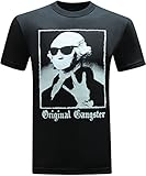 Original Gangster George Washington Founding Fathers Funny Men's T-Shirt - (Black) - XL