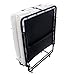 Layout 75x31.5-Inch Metal Folding Bed Frame with Memory Foam Mattress