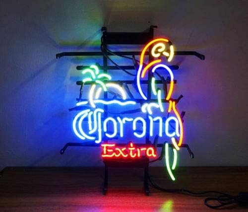 LED Neon Signs Wall Light for Home Decor or Bar Wall Neon Light Sign Provides Light for Parties, Living Spaces, or Restaurants (Parrot Blue)
