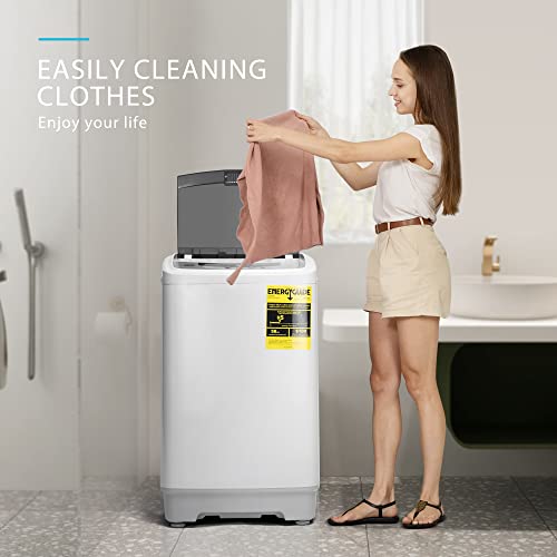 VIVOHOME 2 in 1 Portable Compact Full Automatic Washing Machine with