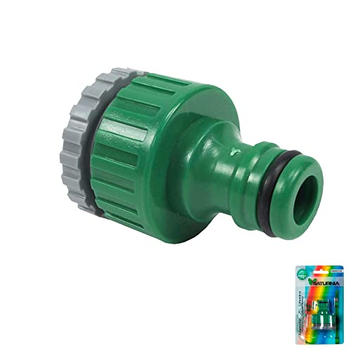 SATURNIA Adaptador Manguera Plastico 3/4-1/2" Hemba Blister
