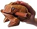 GPCT [Wooden Frog Croak Guiro Toy. 4 Inch Medium Size, Sophisticated Craftsmanship, Croaking [Loud Sound] Frog Percussion Instrument- (Mango Wood)
