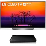 LG OLED55E8P OLED 4K Ultra High Definition AI Smart TV + UP870 4K UHD Blu-Ray Player