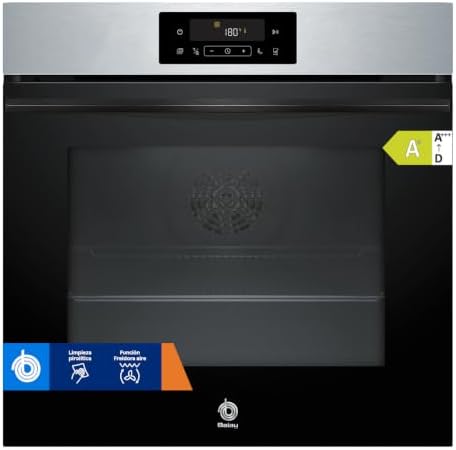 Balay, Horno multifunción, Pirólisis, Freidora de aire, negro, 3HB4821X3