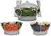 Large Clear Serving Bowl on Ice with Lid Cover and Tongs Set – Perfect for Salad Fruit Vegetable Trays Chips and Salsa Shrimp Cocktail Punch Seafood Platter – Big Plastic Party or Holiday Server