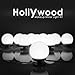 HAIRBY Hollywood Style LED Vanity Mirror Lights Kit with 10 Dimmable Bulbs, Plug in Makeup Mirror Lights with 3M Stickers Attached to Bathroom Wall or Dressing Table, 13.1ft, Mirror Not Included